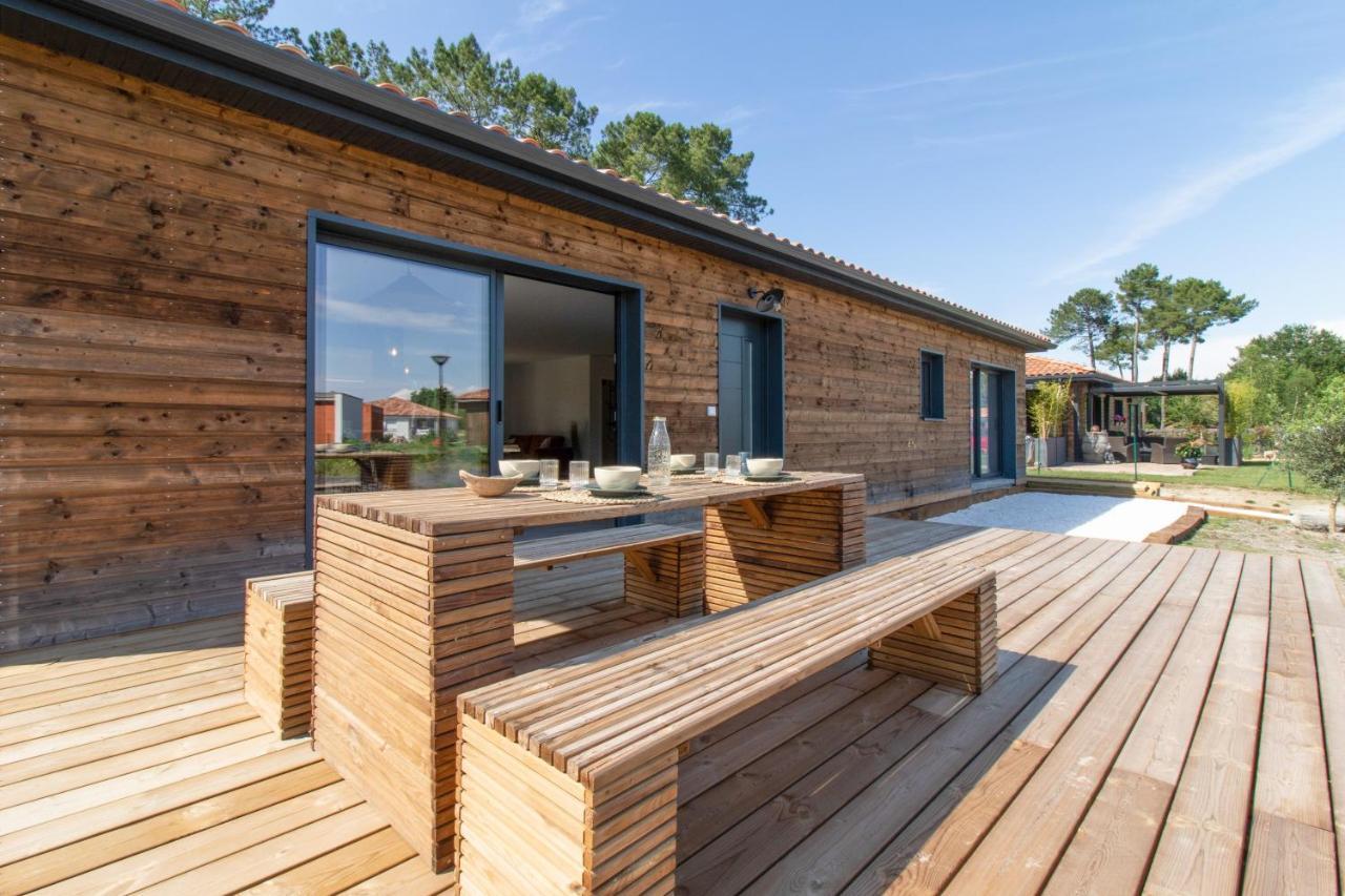 Maison Gemme A Landes Léon Esterno foto